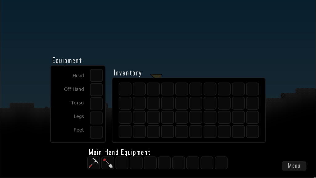 A screenshot of the player inventory GUI